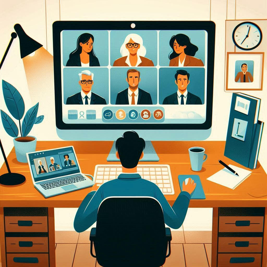 Public Speaking Online Virtual meeting